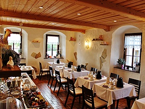 Frühstücksraum Hotel Folklorehof